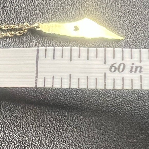 Palestine map flag vermeil pendant necklace - Picture 7 of 7